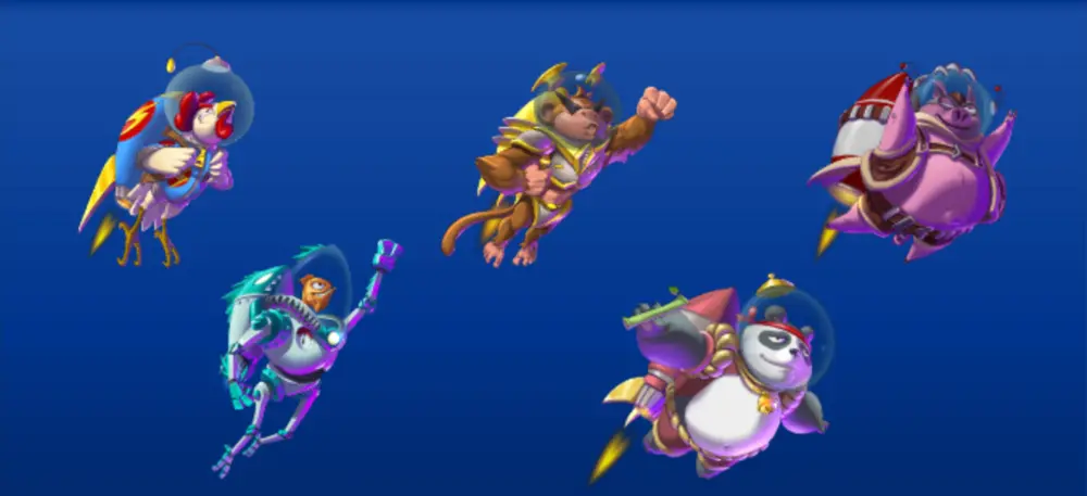 Circus Launch Personnages